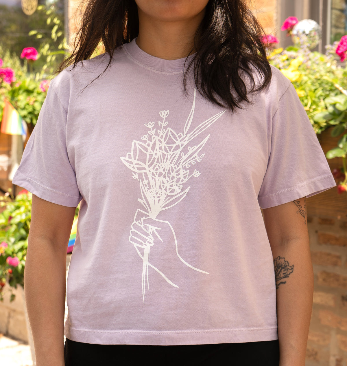 Orchid Cropped Tee