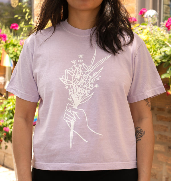 Orchid Cropped Tee