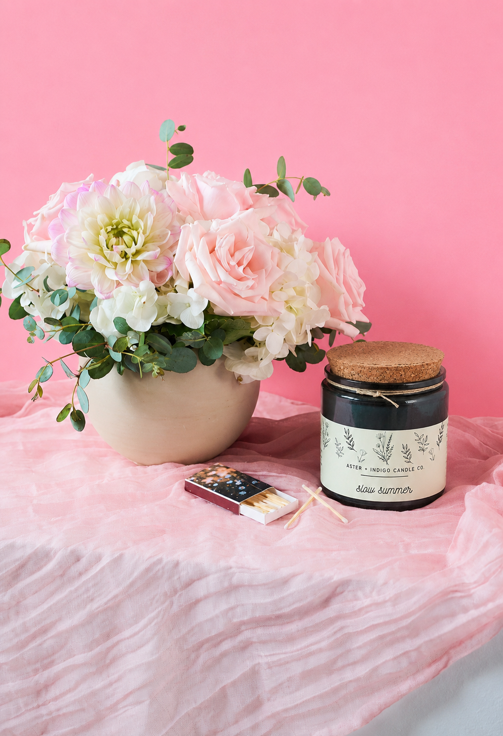 Celebrate Bundle gift set featuring locally curated treats, artisan gifts, and festive essentials paired perfectly with fresh flowers