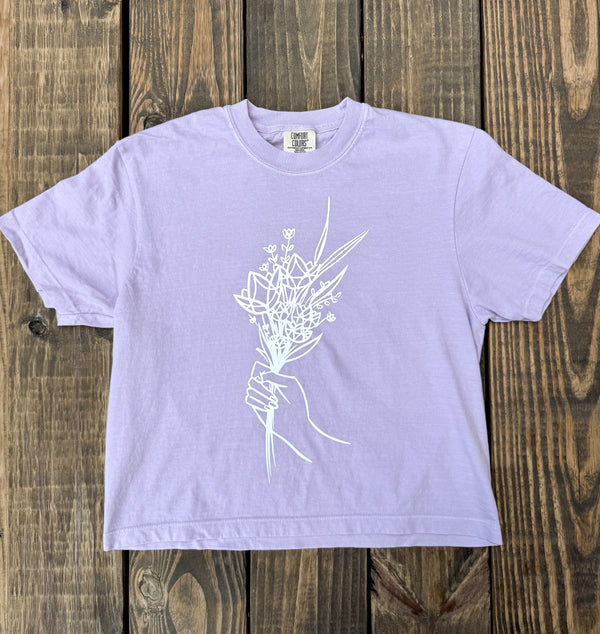 Orchid Cropped Tee